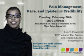 Pain Management, Race, and Epistemic Credibility